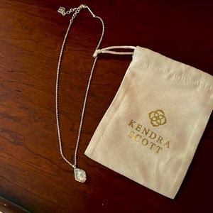 Kendra Scott silver and pearl necklace